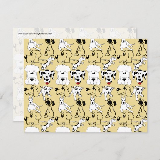 Carte Postale Aller aux Chiens Animaux Amateurs Vet Chiens Cadea (Devant / Derrière)