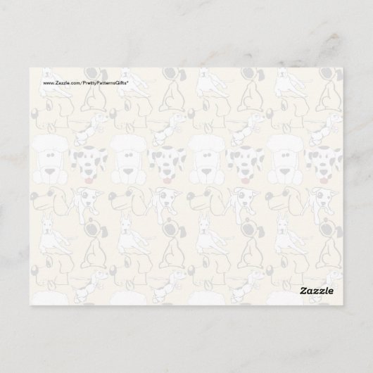 Carte Postale Aller aux Chiens Animaux Amateurs Vet Chiens Cadea (Dos)