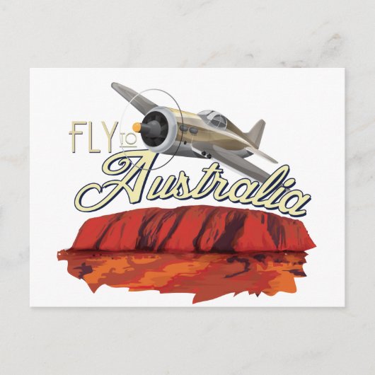 Carte Postale Aller en Australie (Devant)