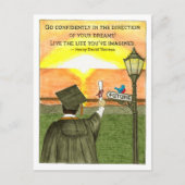 Carte Postale Aller en toute confiance au lever du soleil (Devant)