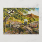 Carte Postale Aller en ville Peinture de David Paul (Devant)