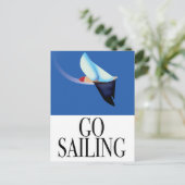 Carte Postale Aller faire de la voile (Debout devant)