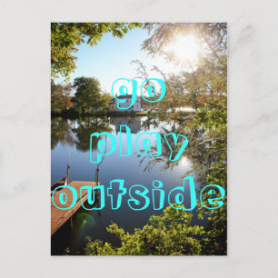 Carte Postale aller jouer dehors