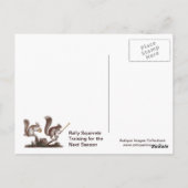 Carte Postale Aller Nuts Rally Squirrel Salutations de St Louis! (Dos)