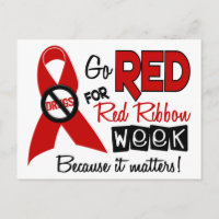 Aller Rouge Pour La Semaine Rouge Du Ruban