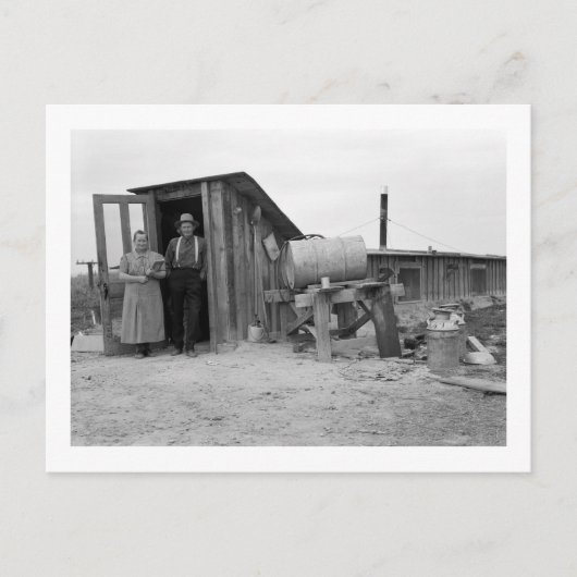 Carte Postale Aller sous terre, années 1930 (Devant)