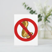 Carte Postale Allergie des arachides (Debout devant)