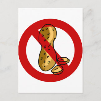Carte Postale Allergie des arachides