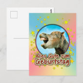 Carte Postale Alles Gute zum Geburtstag (Devant / Derrière)