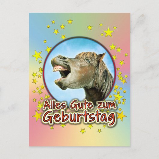Carte Postale Alles Gute zum Geburtstag (Devant)