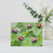 Carte Postale Alles Liebe zum Geburtstag ! (Debout devant)