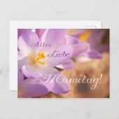 Carte Postale Alles Liebe zum Mamitag ! (Devant / Derrière)