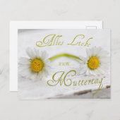 Carte Postale Alles Liebe zum Muttertag ! (Devant / Derrière)