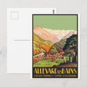 Carte Postale Allevard, Les Bains, France (Devant / Derrière)