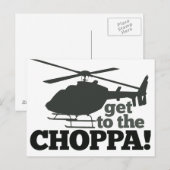 Carte Postale Allez au Choppa (Devant / Derrière)