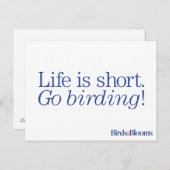 Carte Postale Allez Birding ! (Devant / Derrière)