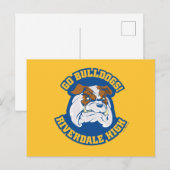 Carte Postale Allez Bulldogs - Riverdale High (Devant / Derrière)