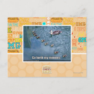 Carte Postale Allez, mes minions