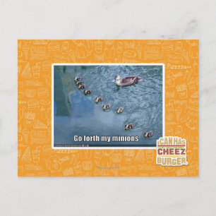 Carte Postale Allez, mes minions