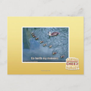 Carte Postale Allez, mes minions