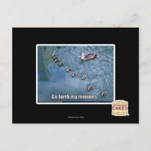 Carte Postale Allez, mes minions