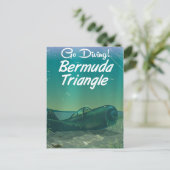 Carte Postale Allez Plonger ! Affiche de voyage du triangle des (Debout devant)