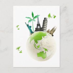 Carte Postale Allez pour Green !