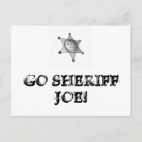 Allez Sheriff Joe !
