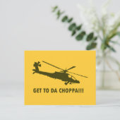 Carte Postale Allez Vers Le Hélicoptère!!! (Debout devant)