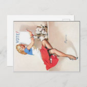 Carte Postale Allez Voter!  (Devant / Derrière)