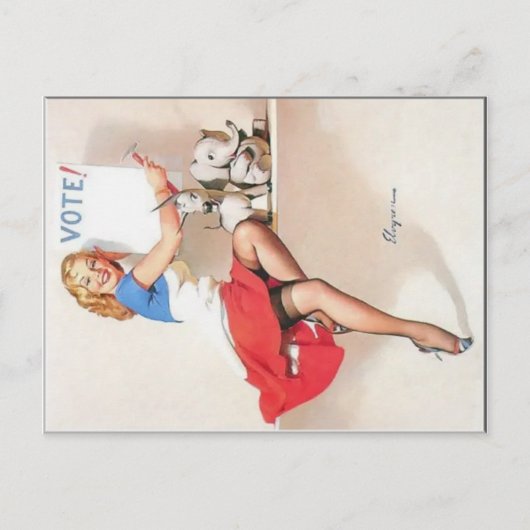 Carte Postale Allez Voter!  (Devant)