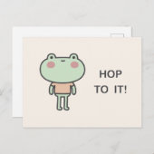 Carte Postale Allez-Y ! (Devant / Derrière)