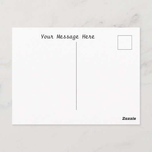 Carte Postale Allez-y bientôt | Chat avec cône (Dos)