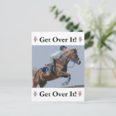Carte Postale Allez-Y ! Cheval Jumper (Debout devant)