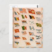 Carte Postale Alliés de la Première Guerre mondiale (Devant / Derrière)