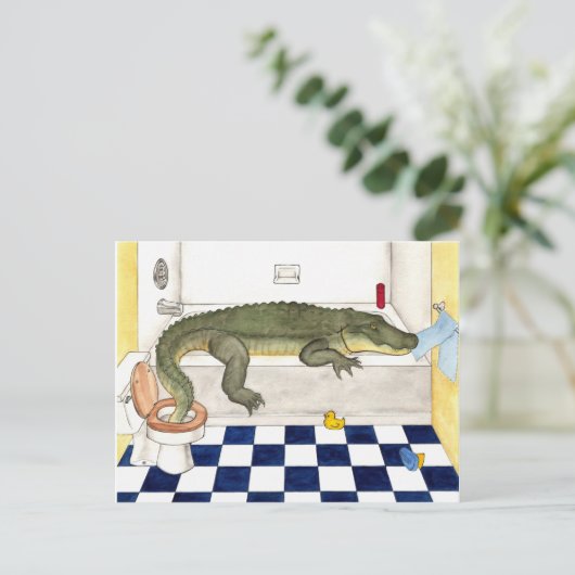Carte Postale Alligator (Debout devant)