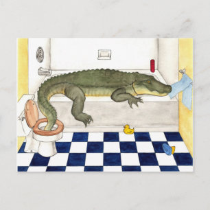 Carte Postale Alligator