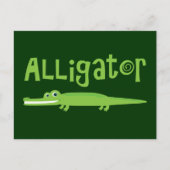 Carte Postale Alligator (Devant)