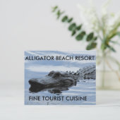 Carte postale Alligator Beach Resort (Debout devant)