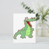 Carte Postale Alligator de dessin (Debout devant)