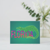 Carte Postale Alligator de Floride (Debout devant)