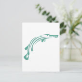 Carte Postale Alligator Gar Fish (Debout devant)