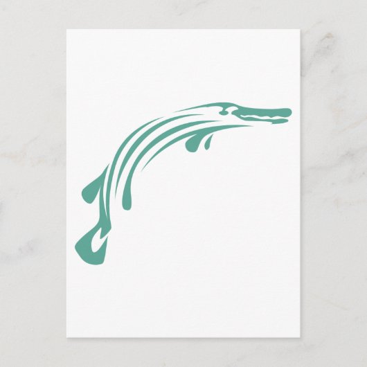 Carte Postale Alligator Gar Fish (Devant)