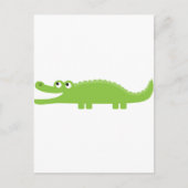 Carte Postale Alligator vert (Devant)