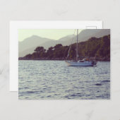 Carte Postale Allons à la voile (Devant / Derrière)