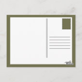 Carte Postale allons au boulot (Dos)