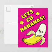 Carte Postale Allons Bananes ! (Devant / Derrière)