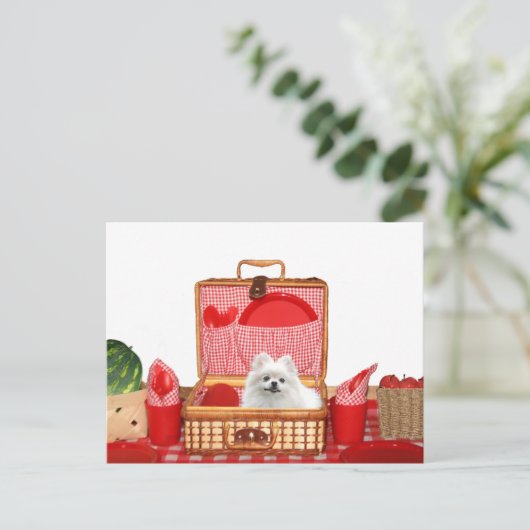 Carte Postale Allons déjeuner (Debout devant)