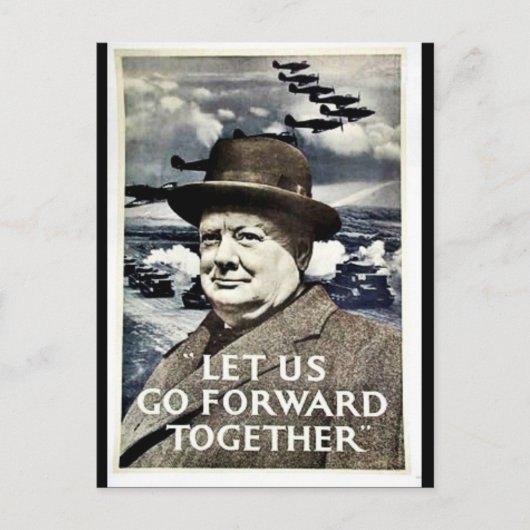 Carte Postale Allons En Guerre (Devant)