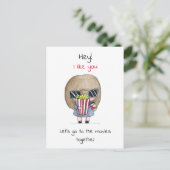 Carte Postale Allons ensemble au cinéma / Chibi (Debout devant)